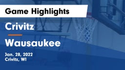 Crivitz vs Wausaukee  Game Highlights - Jan. 28, 2022