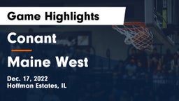 Conant  vs Maine West  Game Highlights - Dec. 17, 2022
