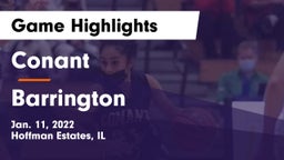 Conant  vs Barrington  Game Highlights - Jan. 11, 2022