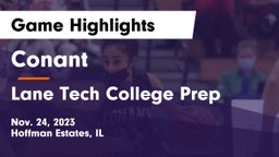 Conant  vs Lane Tech College Prep Game Highlights - Nov. 24, 2023