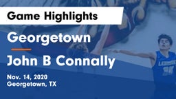 Georgetown  vs John B Connally  Game Highlights - Nov. 14, 2020