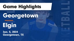 Georgetown  vs Elgin  Game Highlights - Jan. 5, 2024