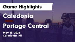 Caledonia  vs Portage Central  Game Highlights - May 13, 2021