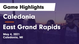 Caledonia  vs East Grand Rapids  Game Highlights - May 4, 2021