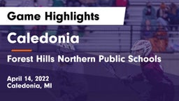 Caledonia  vs Forest Hills Northern Public Schools Game Highlights - April 14, 2022