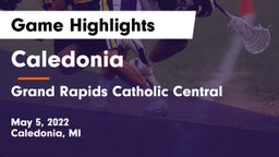 Caledonia  vs Grand Rapids Catholic Central  Game Highlights - May 5, 2022