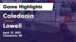 Caledonia  vs Lowell  Game Highlights - April 13, 2023