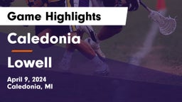 Caledonia  vs Lowell  Game Highlights - April 9, 2024