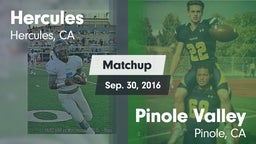 Matchup: Hercules  vs. Pinole Valley  2016