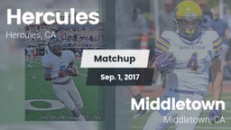 Matchup: Hercules  vs. Middletown  2017