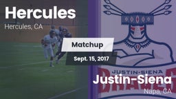 Matchup: Hercules  vs. Justin-Siena  2017