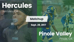 Matchup: Hercules  vs. Pinole Valley  2017