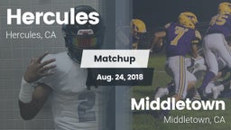 Matchup: Hercules  vs. Middletown  2018