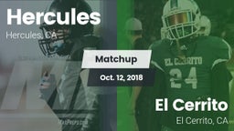 Matchup: Hercules  vs. El Cerrito  2018