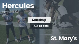 Matchup: Hercules  vs. St. Mary's  2018