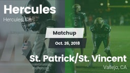 Matchup: Hercules  vs. St. Patrick/St. Vincent  2018