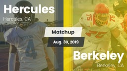 Matchup: Hercules  vs. Berkeley  2019