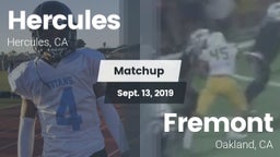 Matchup: Hercules  vs. Fremont  2019