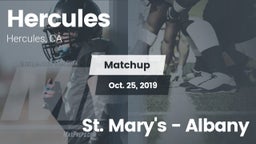 Matchup: Hercules  vs. St. Mary's - Albany 2019