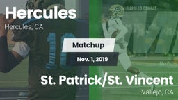Matchup: Hercules  vs. St. Patrick/St. Vincent  2019