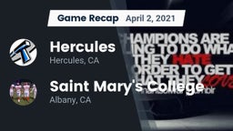 Recap: Hercules  vs. Saint Mary's College  2021