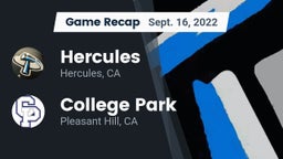 Recap: Hercules  vs. College Park  2022