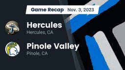 Recap: Hercules  vs. Pinole Valley  2023