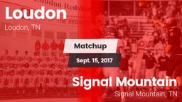 Matchup: Loudon  vs. Signal Mountain  2017