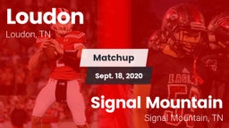 Matchup: Loudon  vs. Signal Mountain  2020