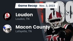 Recap: Loudon  vs. Macon County  2023