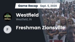 Recap: Westfield  vs. Freshman Zionsville 2020