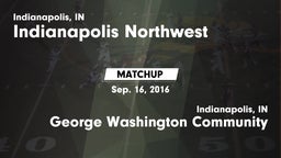 Matchup: Indianapolis vs. George Washington Community  2016