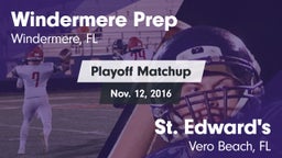 Matchup: Windermere Prep vs. St. Edward's  2016