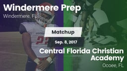 Matchup: Windermere Prep vs. Central Florida Christian Academy  2017