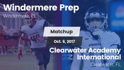 Matchup: Windermere Prep vs. Clearwater Academy International  2017