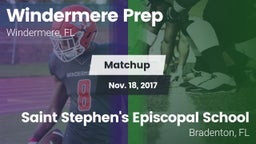 Matchup: Windermere Prep vs. Saint Stephen's Episcopal School 2017