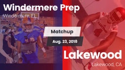 Matchup: Windermere Prep vs. Lakewood  2018