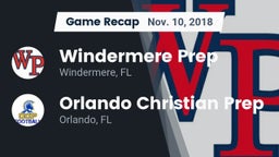 Recap: Windermere Prep  vs. Orlando Christian Prep  2018