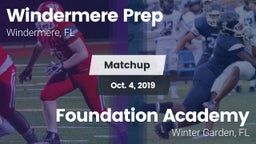 Matchup: Windermere Prep vs. Foundation Academy  2019