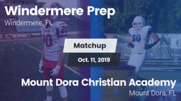 Matchup: Windermere Prep vs. Mount Dora Christian Academy 2019
