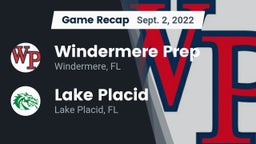 Recap: Windermere Prep  vs. Lake Placid  2022