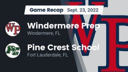 Recap: Windermere Prep  vs. Pine Crest School 2022