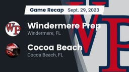 Recap: Windermere Prep  vs. Cocoa Beach  2023