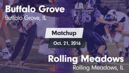 Matchup: Buffalo Grove High vs. Rolling Meadows  2016