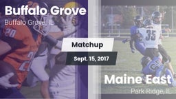 Matchup: Buffalo Grove High vs. Maine East  2017