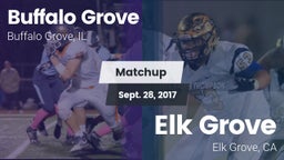 Matchup: Buffalo Grove High vs. Elk Grove  2017