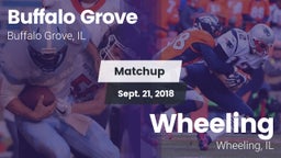 Matchup: Buffalo Grove High vs. Wheeling  2018