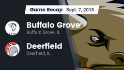 Recap: Buffalo Grove  vs. Deerfield  2018