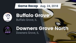 Recap: Buffalo Grove  vs. Downers Grove North 2018