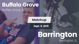 Matchup: Buffalo Grove High vs. Barrington 2019